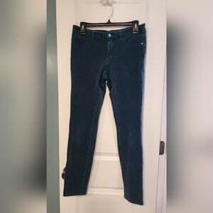 Pilcro Teal Serif Corduroy Pants